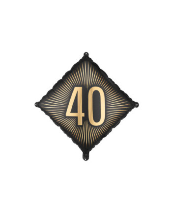 Balon foliowy ''40'', 46x46 cm, mix