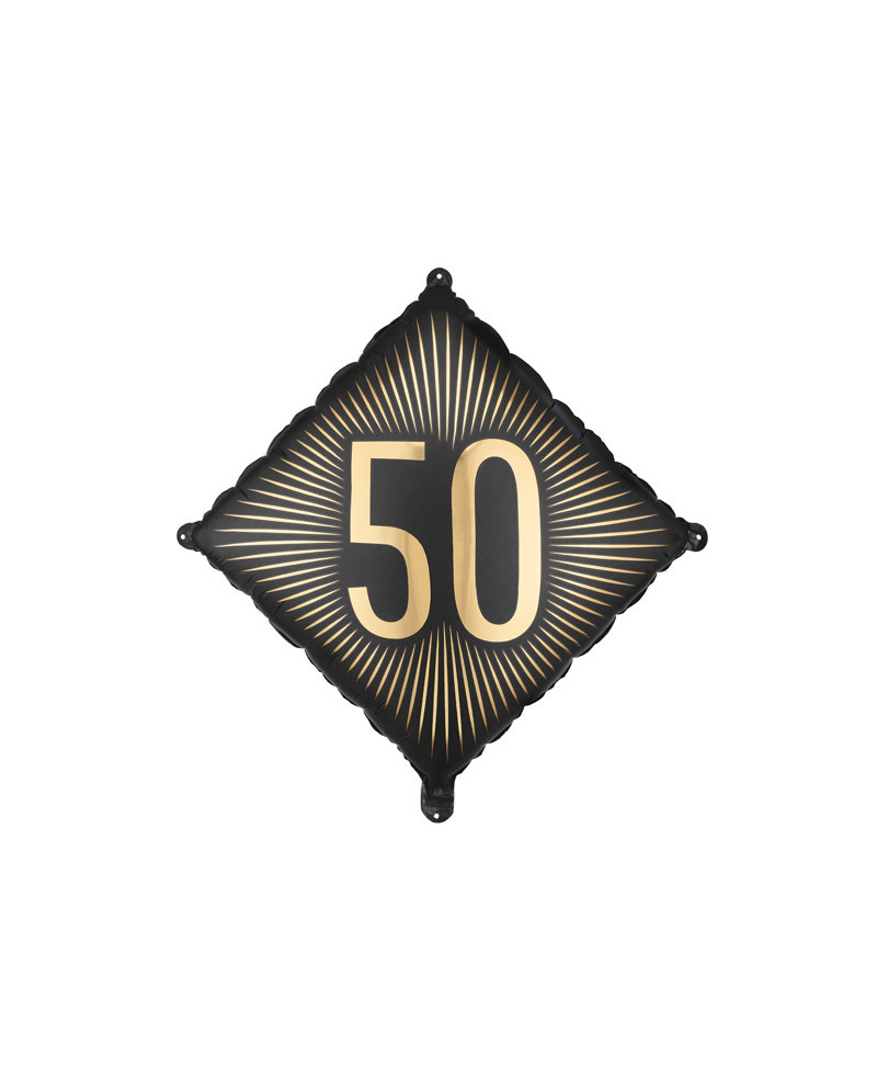 Balon foliowy ''50'', 46x46 cm, mix