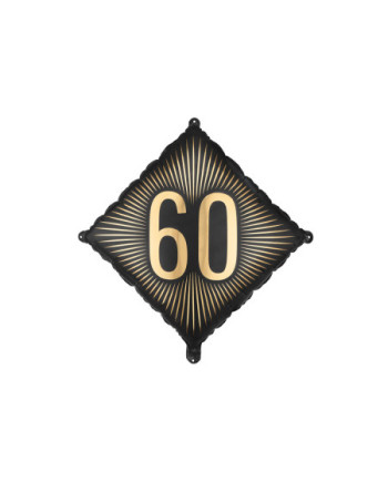 Balon foliowy ''60'', 46x46 cm, mix