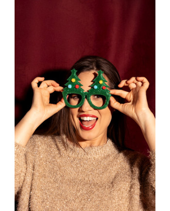 Okulary Świąteczne Choinki, mix