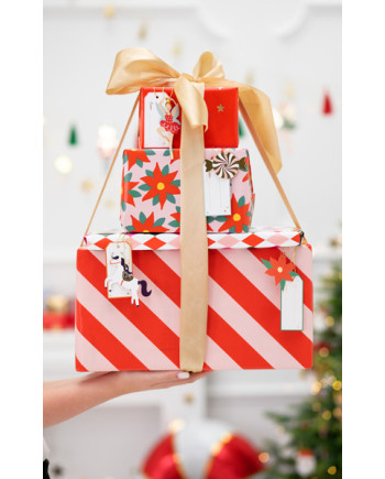 Papier do pakowania - Paski, 70x200cm