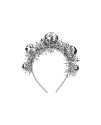 Opaska Kule Disco, 17.5x17.5 cm, srebrny