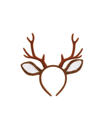 Opaska Rogi Jelonka z uszami, 26x28.5cm, mix