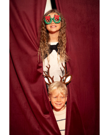 Opaska Rogi Jelonka z uszami, 26x28.5cm, mix