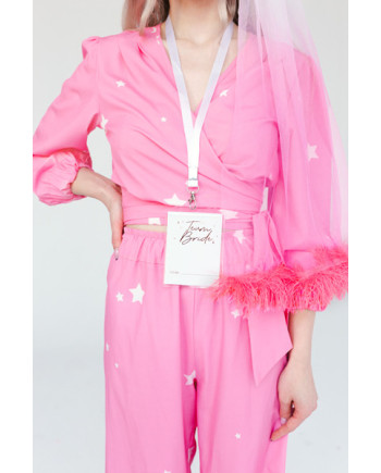 Identyfikator Team Bride, 8,7x12,5cm (1 op. / 4 szt.)