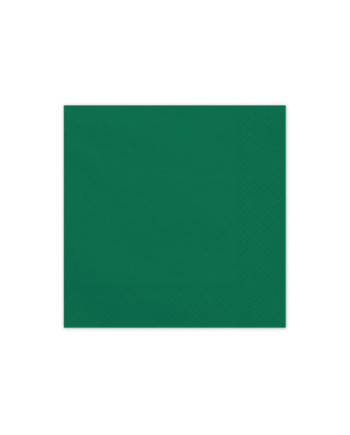 Serwetki papierowe, ciemny zielony, 33x33cm (1 op. / 20 szt.)