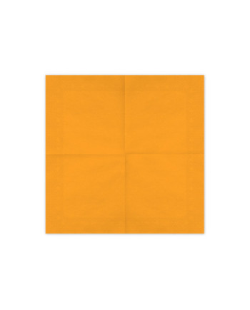 Serwetki papierowe, jasny pomarańczowy, 33x33cm (1 op. / 20 szt.)