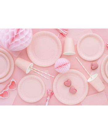 Serwetki papierowe, jasny różowy, 33x33cm (1 op. / 20 szt.)