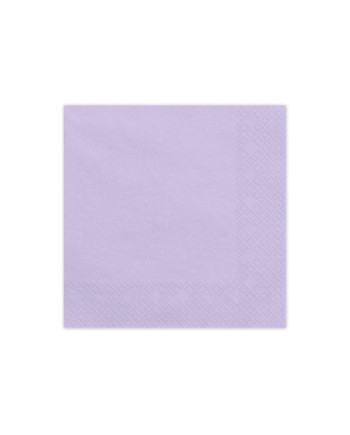 Serwetki papierowe, lawenda, 33x33cm (1 op. / 20 szt.)