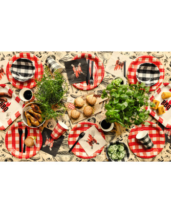 Serwetki BBQ, 33x33 cm, mix (1 op. / 20 szt.)