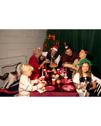 Serwetki Kokardka w paski, 16x13 cm, mix (1 op. / 12 szt.)