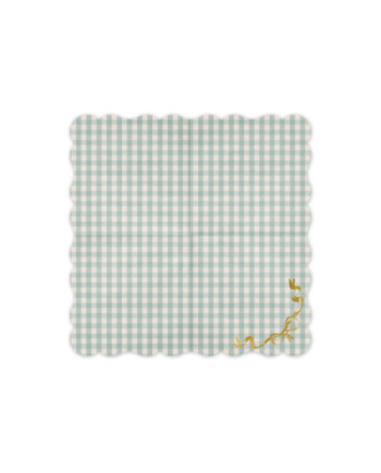 Serwetki Kratka z kokardką, 33x33cm, mix (1 op. / 12 szt.)