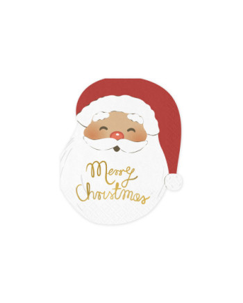 Serwetki Mikołaj, 13.5x16 cm, mix (1 op. / 12 szt.)