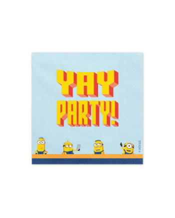 Serwetki Minionki, 33x33 cm, mix (1 op. / 20 szt.)