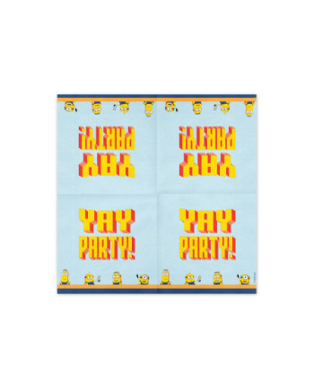 Serwetki Minionki, 33x33 cm, mix (1 op. / 20 szt.)