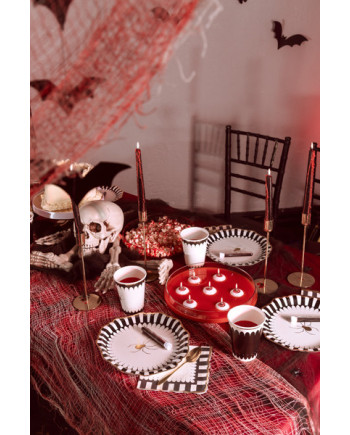 Serwetki ze złotym brzegiem, 33x33, mix (1 op. / 12 szt.)