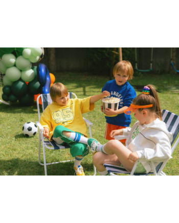 Wiaderka na przekąski Paski, 14 cm, mix (1 op. / 2 szt.)