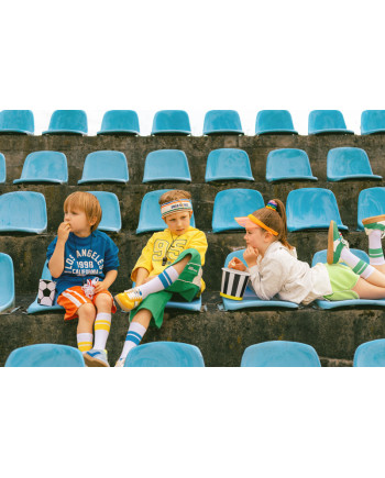 Wiaderka na przekąski Paski, 14 cm, mix (1 op. / 2 szt.)