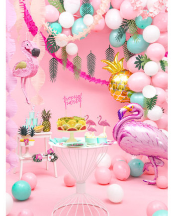 Słomki papierowe, c. róż, 19,5cm (1 op. / 10 szt.)