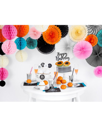 Słomki papierowe, c. róż, 19,5cm (1 op. / 10 szt.)