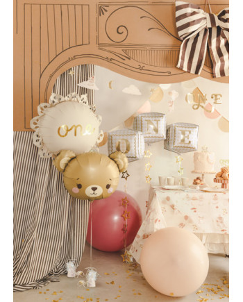 Balon foliowy Miś, 56x40 cm, mix