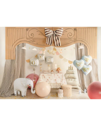 Stojący balon foliowy Słoń, 91x61 cm, mix