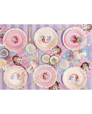 Talerzyki Koci Domek Gabi, mix, 18 cm (1 op. / 6 szt.)
