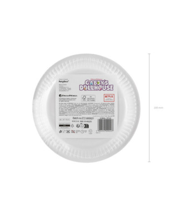 Talerzyki Koci Domek Gabi, mix, 18 cm (1 op. / 6 szt.)