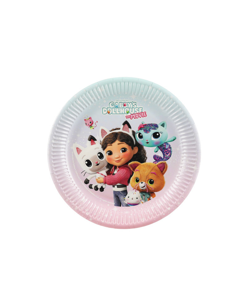 Talerzyki Koci Domek Gabi, mix, 23 cm (1 op. / 6 szt.)