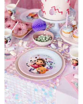 Talerzyki Koci Domek Gabi, mix, 23 cm (1 op. / 6 szt.)