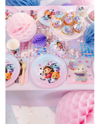 Talerzyki Koci Domek Gabi, mix, 23 cm (1 op. / 6 szt.)