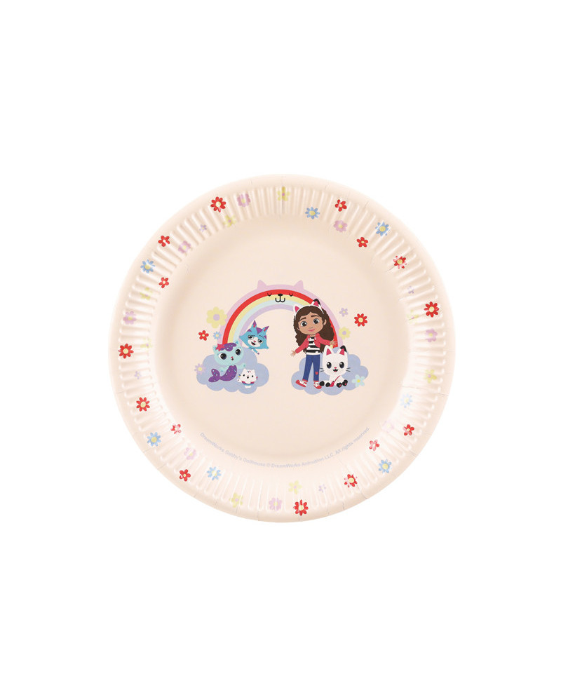 Talerzyki Koci Domek Gabi, mix, 23 cm (1 op. / 6 szt.)