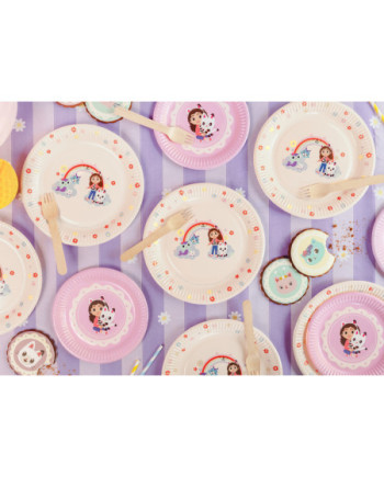 Talerzyki Koci Domek Gabi, mix, 23 cm (1 op. / 6 szt.)