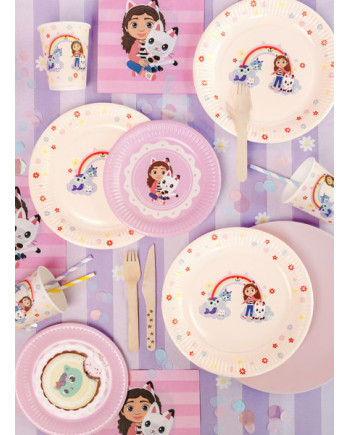 Talerzyki Koci Domek Gabi, mix, 23 cm (1 op. / 6 szt.)