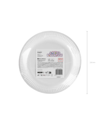 Talerzyki Koci Domek Gabi, mix, 23 cm (1 op. / 6 szt.)