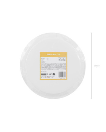 Talerzyki Koń, 23 cm, mix (1 op. / 6 szt.)