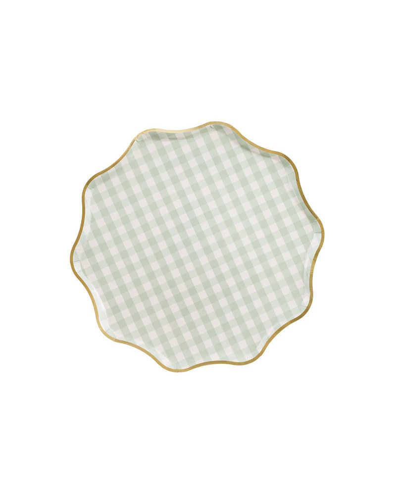 Talerzyki Kratka, 23cm, mix (1 op. / 6 szt.)