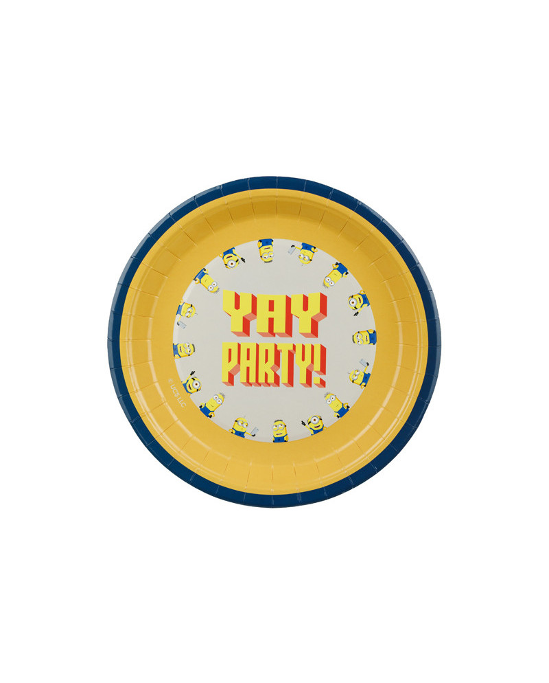 Talerzyki Minionki, 23 cm, mix (1 op. / 6 szt.)