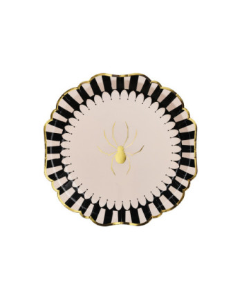 Talerzyki Pająk, 23 cm, mix (1 op. / 6 szt.)