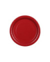 Talerzyki papierowe, ciemny czerwony, 23cm (1 op. / 6 szt.)