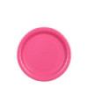Talerzyki papierowe, ciemny różowy, 23cm (1 op. / 6 szt.)
