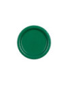 Talerzyki papierowe, ciemny zielony, 18cm (1 op. / 6 szt.)