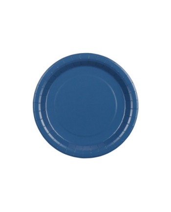 Talerzyki papierowe, granatowy, 23cm (1 op. / 6 szt.)