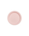 Talerzyki papierowe, jasny różowy, 18cm (1 op. / 6 szt.)