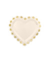 Talerzyki Serce, 26x24.5 cm, mix (1 op. / 6 szt.)