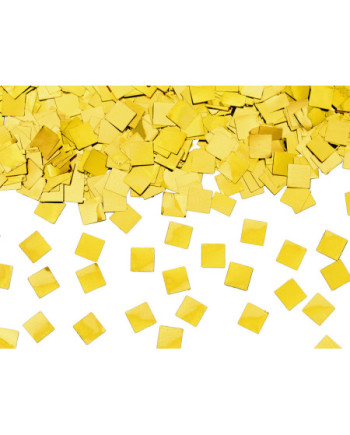 Tuba z konfetti Szampan, złoty, 20.5cm