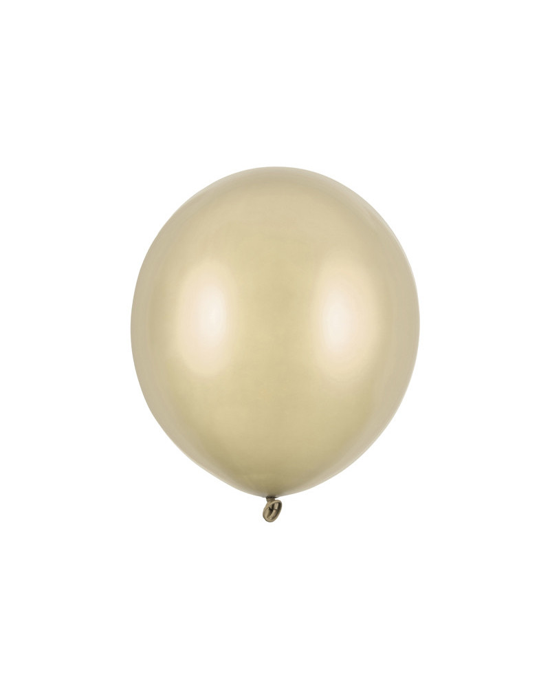 Balony Strong 43cm, Metallic Cold Gold (1 op. / 25 szt.)