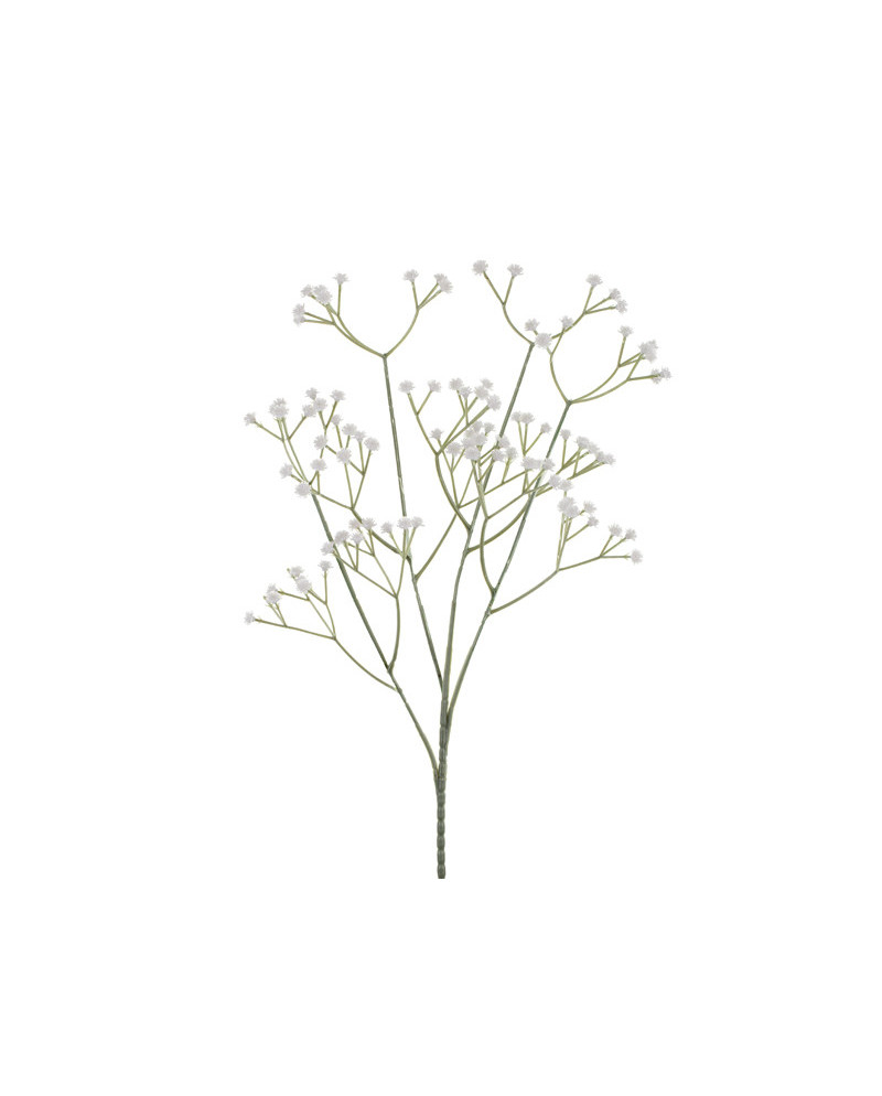 Sztuczny kwiat - Gipsówka, 62 cm, biały