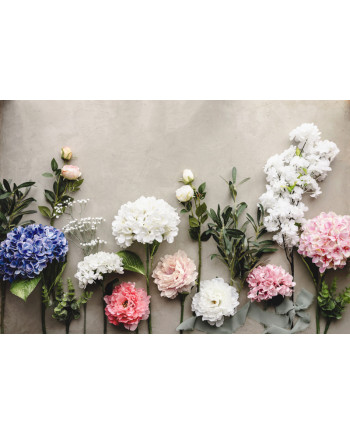 Sztuczny kwiat - Gipsówka, 62 cm, biały