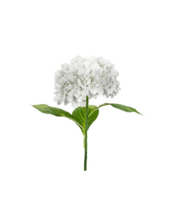 Sztuczny Kwiat - Hortensja Premium, 69 cm, biały